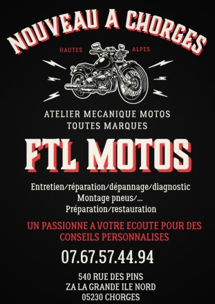 Ftl Motos, Garage Moto à Chorges